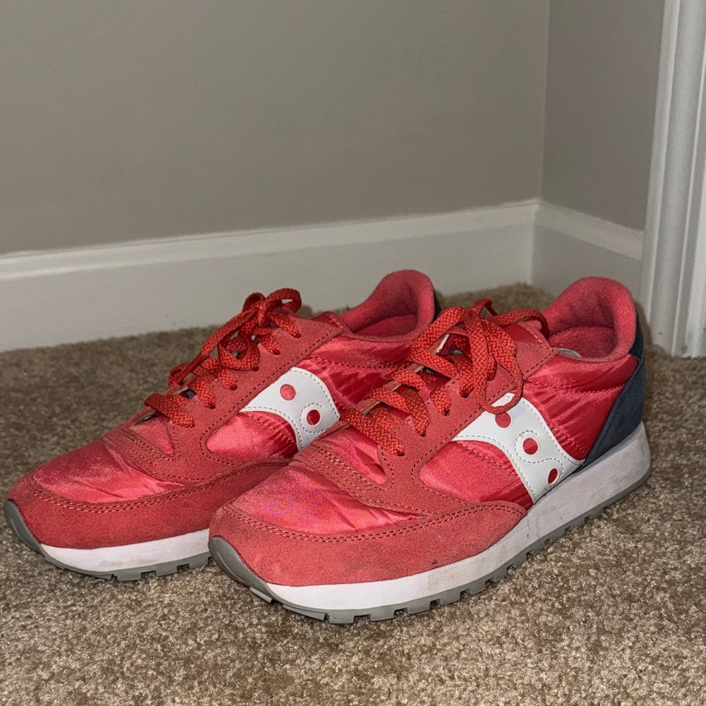 Saucony Red and White Women's Shoes